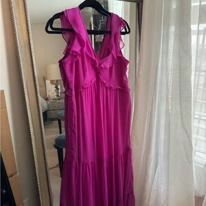 DKNY Maxi Dress in Rich Purple